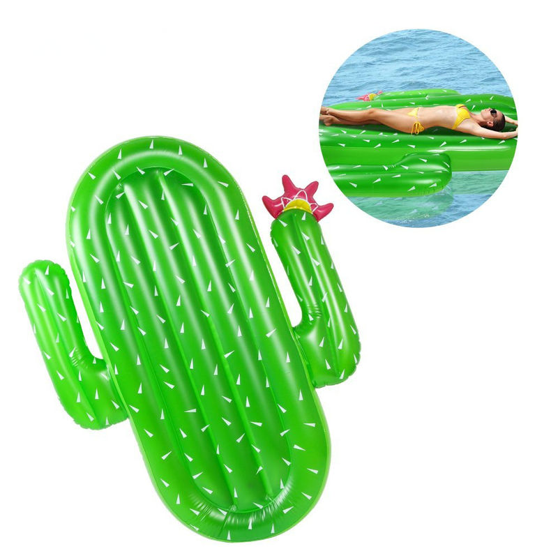 Vakantie opblaasbaar Cactus Drink Float speelgoed zwembad Float zwembad Float stoelen voor volwassenen BSCI