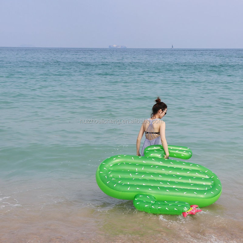 Vakantie opblaasbaar Cactus Drink Float speelgoed zwembad Float zwembad Float stoelen voor volwassenen BSCI