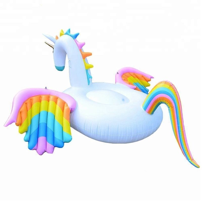 Regenboog opblaasbaar volwassen zwembad Float zwembad Pegasus Float voor volwassenen en kinderen