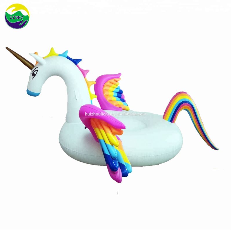 Regenboog opblaasbaar volwassen zwembad Float zwembad Pegasus Float voor volwassenen en kinderen
