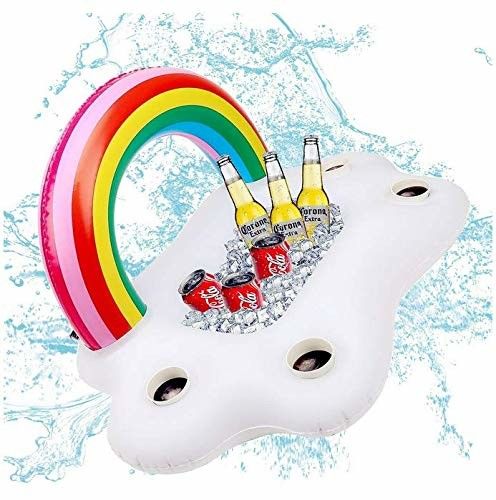 0.54kgs Wolkvormig zwembad Float Party Floating Drink Holder Voor zwembad