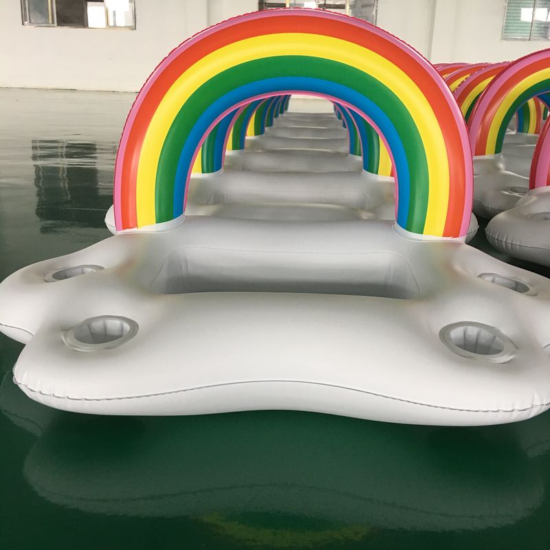 0.54kgs Wolkvormig zwembad Float Party Floating Drink Holder Voor zwembad