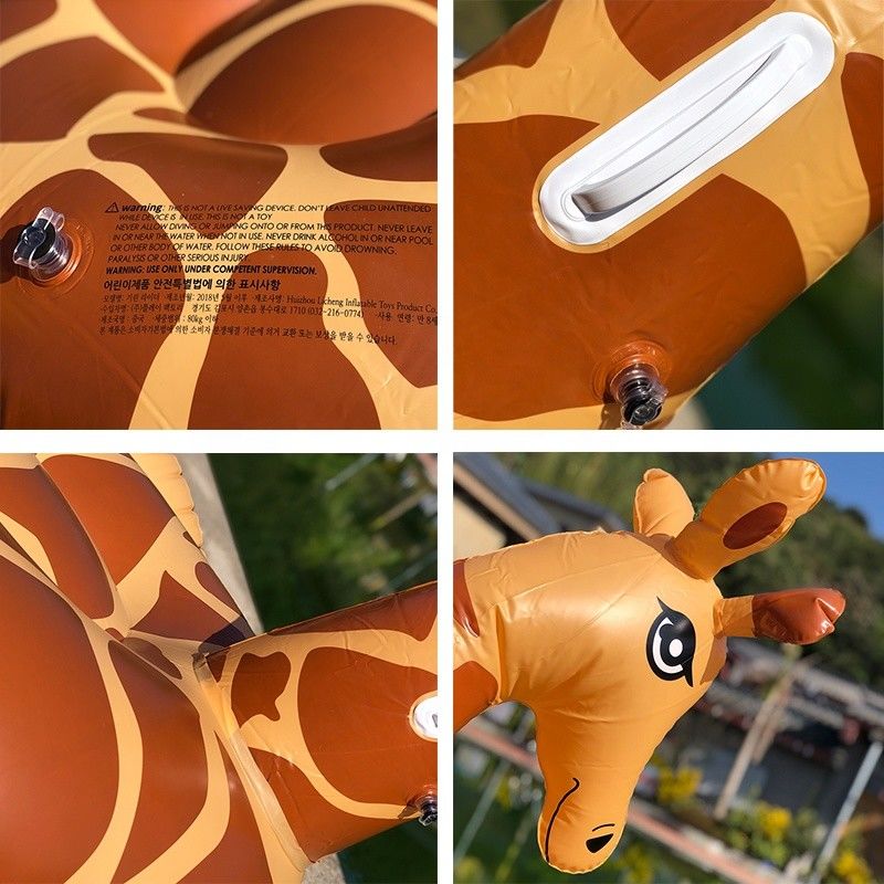 0.32mm dik dieren zwembad zweefsel opblaasbaar buitenzwembad giraffe zwembad zweefsel