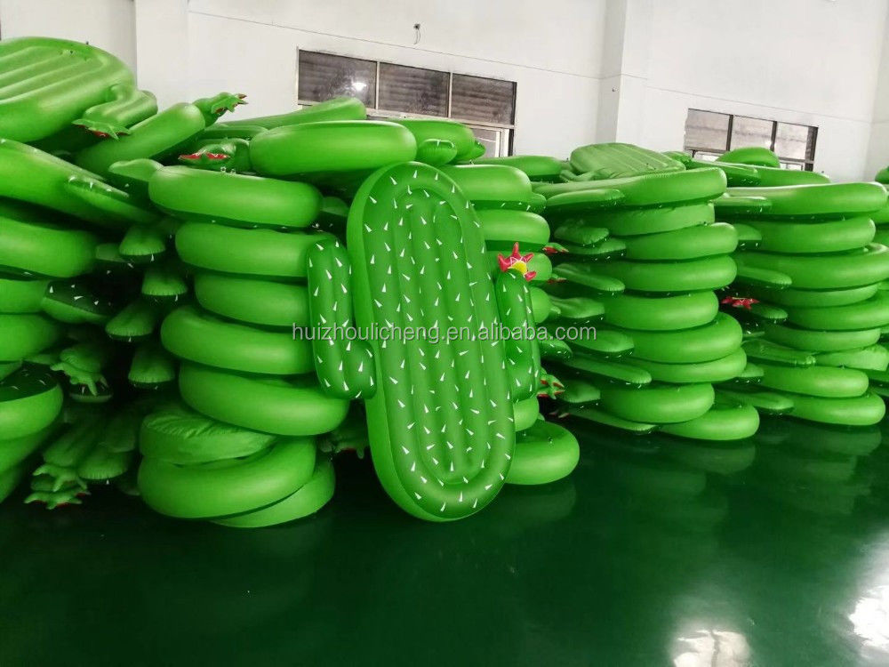 Family Fun Cactus Pool Float Non-Phthalate PVC Zomerfeest Float For Lake