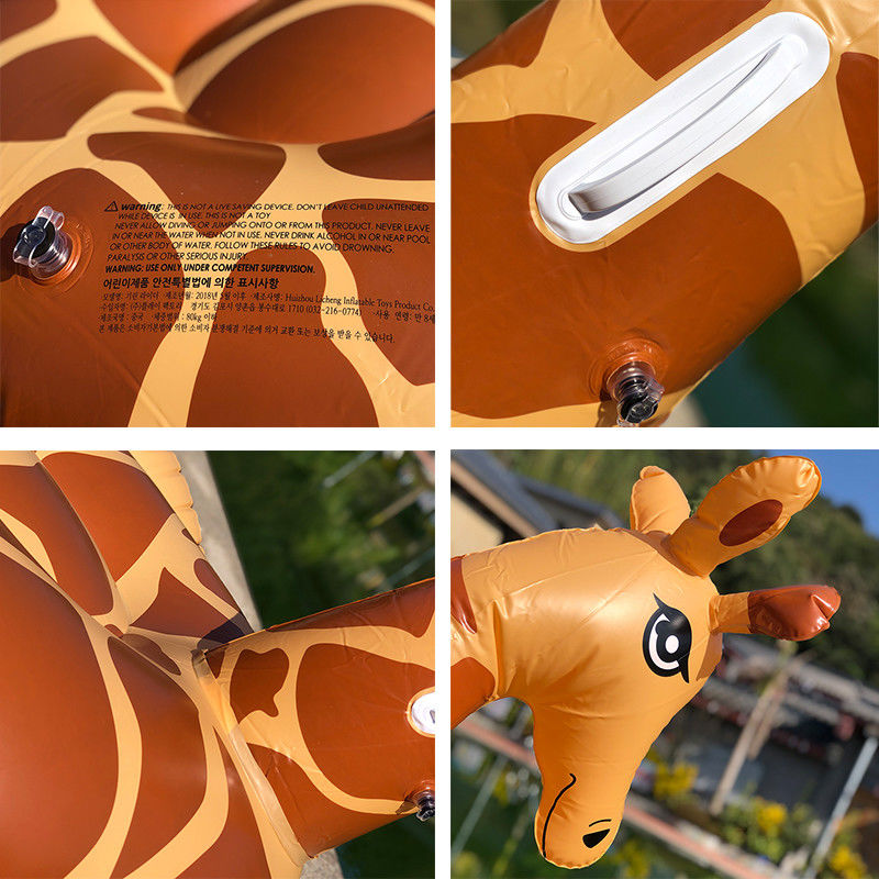 Opblaasbare zwembroek giraffe zwembad 0,32 mm Float decoratie reusachtige opblaasbare zwembad
