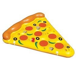 Buitenopblaasbaar zwembad Float 180 x 130 cm Zwem water blazen pizza slice voor houder
