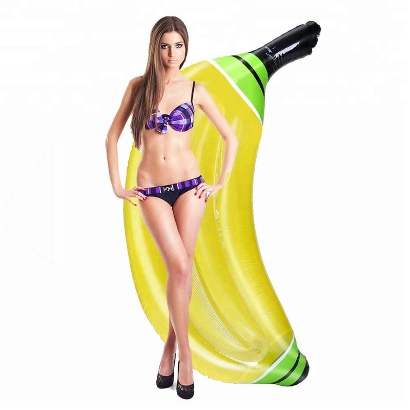 Warm nieuw speelgoed voor sport spel Banana Party Pool Float Island Pool