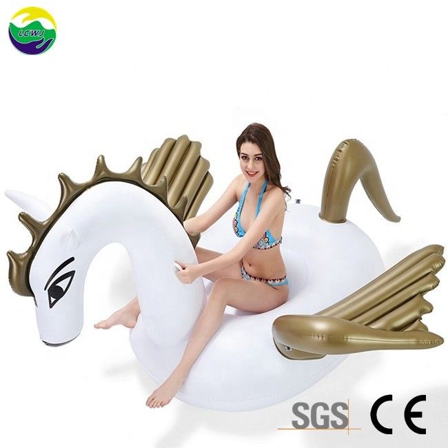 Eco Friendly Pegasus opblaasbaar zwembad Float Paard Volwassenen speelgoed 250 x 250 x 130cm