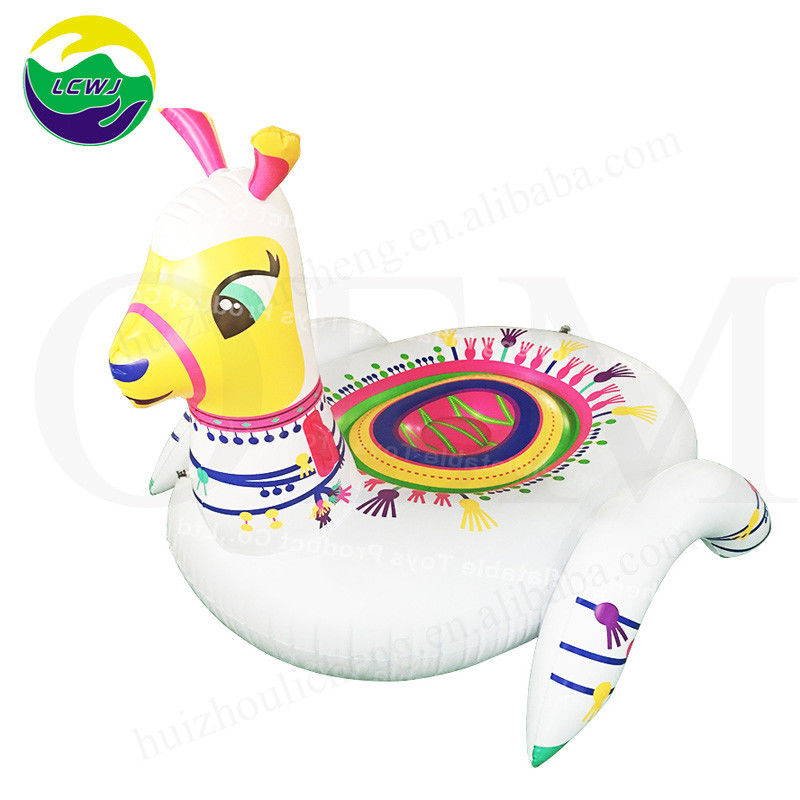 Vakantie Outdoor Decoratie Blow Up Pool Speelgoed Alpaca Opblaasbaar Drijvend Eiland