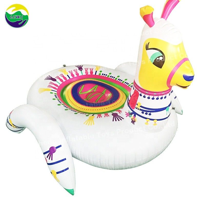 Volwassen realistische Alpaca opblaasbaar zwembad Float Llama zwembad Spelen voor feest