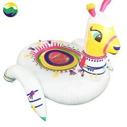 Volwassen realistische Alpaca opblaasbaar zwembad Float Llama zwembad Spelen voor feest