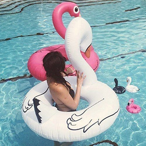 Swan Float opblaasbare zwemring 100 tot 500 kg Zwembuis Voor volwassenen Kinderen