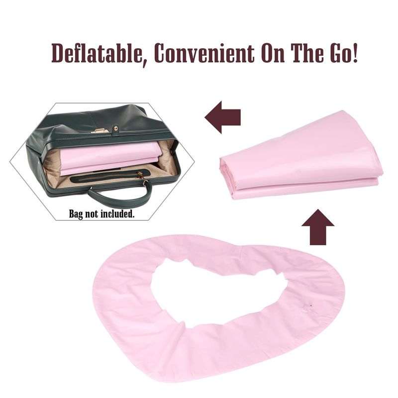 Volwassenen zwembad Float Beach Rings opblaasbaar 115 X 115cm Roze hartvormig opblaasbaar zwembad