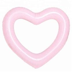 Volwassenen zwembad Float Beach Rings opblaasbaar 115 X 115cm Roze hartvormig opblaasbaar zwembad