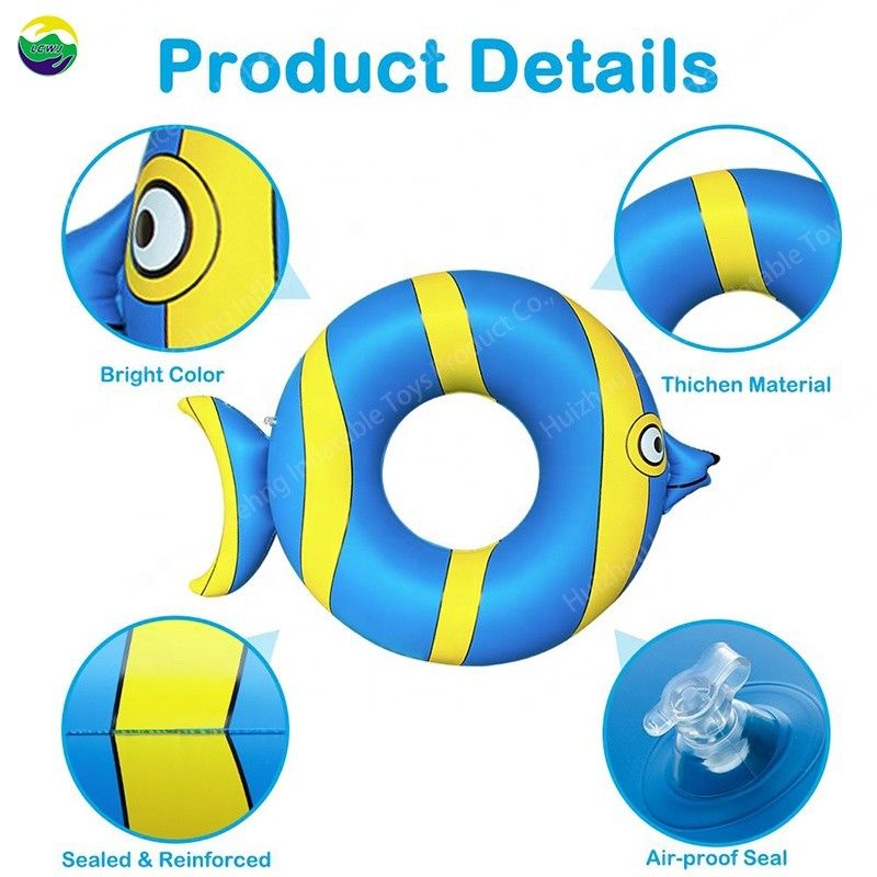 0.25mm opblaasbaar buitenzwembad Float Tube vis zwembad speelgoed Zwemwatervlot 8.7in