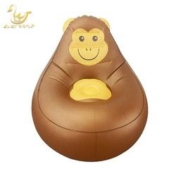 LC Chimpanzee Animal Design opblaasbare opvouwbare lounge opblaasbare bank stoel sofa met afstandsbediening licht