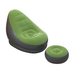 Flocked PVC Air Mattress Sofa Bed 110cm Outdoor Indoor Opblaasbaar Strandsofa