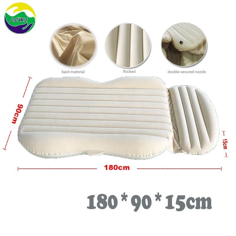 Comfortabel reizen Opblaasbaar meubilair Opvouwbaar Kamperend Auto Luchtmatras 180 X 90 X 15cm