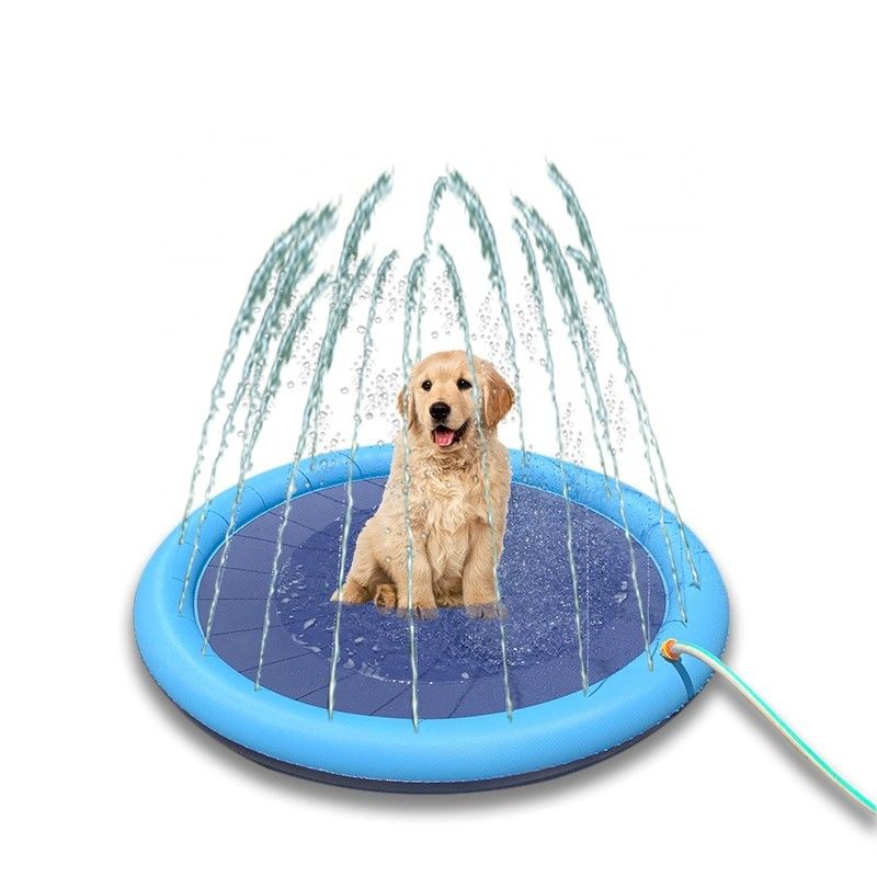 LC Water Splash Sprinkler Pad voor honden Huisdier Douche Sprinkler PVC Huisdier Speelgoed Honden Splash Pad