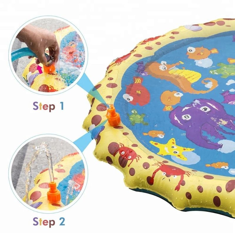Buitentuin opblaasbare sprinkler speelgoed Zomer Fun Splash Play Mat Voor peuters