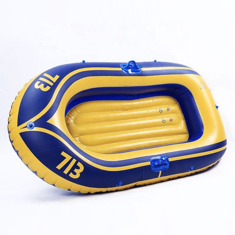2 tot 4 personen PVC opblaasbare vissersboot voor waterspelen 2 personen vissersvlot