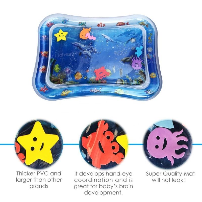 66 X 50 cm Baby Water Toy Odm 3 tot 12 maanden Baby opblaasbare Buik Tijd Water Mat