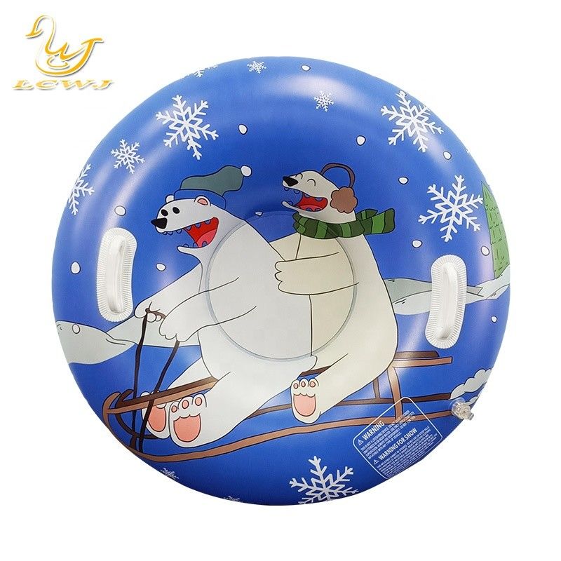 Eenhoorn Donut Dinosaur Sled Blow Up Sport Heavy Duty Sled Sneeuw Tube