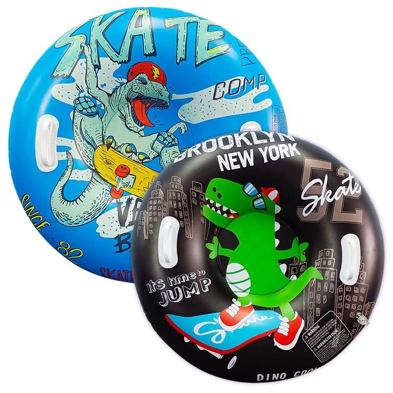 Eenhoorn Donut Dinosaur Sled Blow Up Sport Heavy Duty Sled Sneeuw Tube