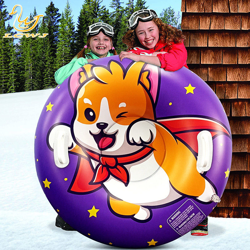 Eenhoorn Donut Dinosaur Sled Blow Up Sport Heavy Duty Sled Sneeuw Tube