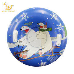 Eenhoorn Donut Dinosaur Sled Blow Up Sport Heavy Duty Sled Sneeuw Tube