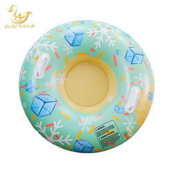 Eenhoorn Donut Dinosaur Sled Blow Up Sport Heavy Duty Sled Sneeuw Tube