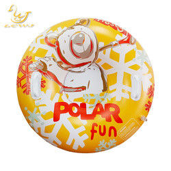 Eenhoorn Donut Dinosaur Sled Blow Up Sport Heavy Duty Sled Sneeuw Tube