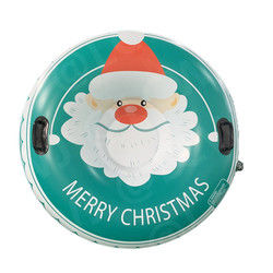 Opblaasbare 300 kg sleepbare sneeuw slee Kerst slee zware dienst blazen up slee buis pvc 0,6 mm