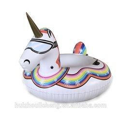 PVC winter opblaasbaar sneeuw speelgoed 190cm Air Unicorn sneeuw slee voor volwassenen
