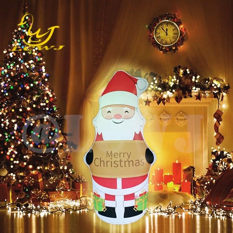 LC Blow Up Bopper Yard Decoratie Kerstmis opblaasbare Kerstman Decoratie met LED licht