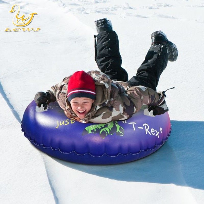 LC Kinderen Outdoor Winter Fun Dinosaurus T-rex Sleed Opvouwbare Sneeuw Volwassen Draagbare Sneeuw Sleed PVC Sneeuw Tube