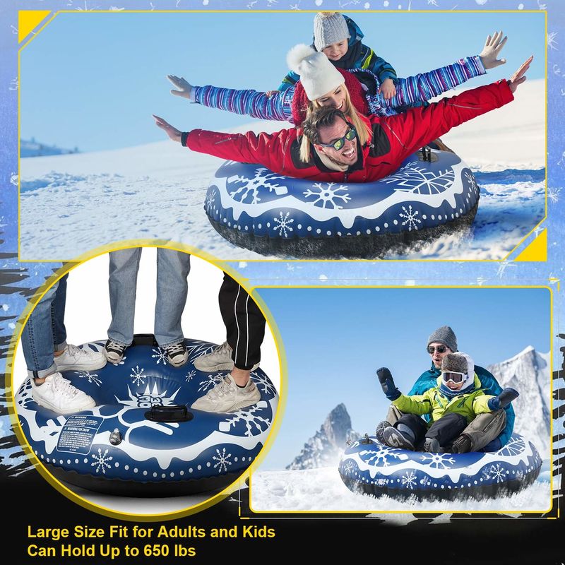 Zware sleigh volwassenen sneeuwbuizen sneeuw luchtbuis winter fun speelgoed voor kinderen