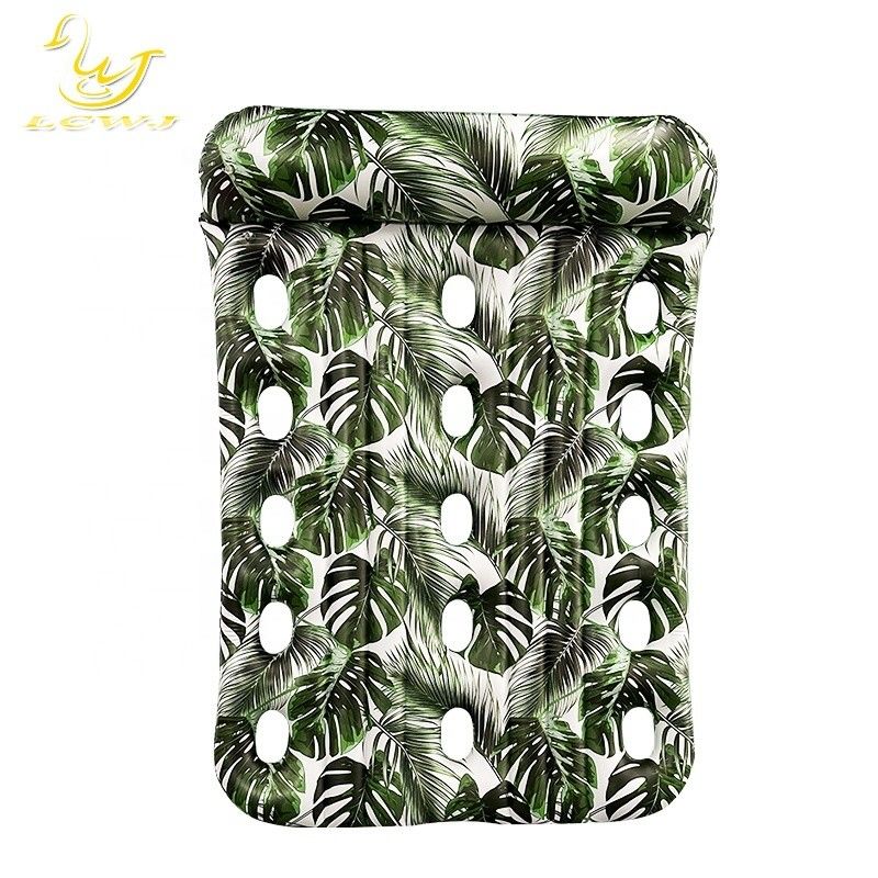 Lc Summer Beach Oversized Double Lounger Raft Zonnebaden zwembad Drijvers Waterpads zwembad opblaasbare voor volwassenen